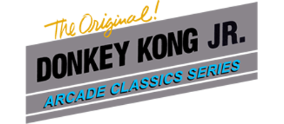 Donkey Kong Jr logo for NES